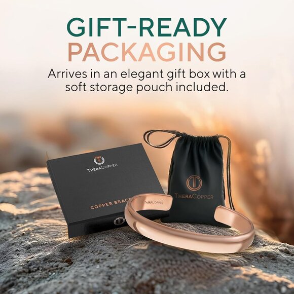 Timeless Handmade Tibetan Copper Bracelet Cuff - Safe & Elegant Gift for All - Picture 8 of 8